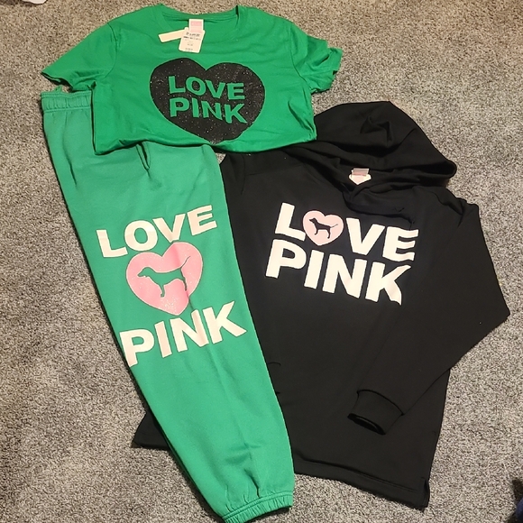 PINK Victoria's Secret Other - PINK ORIGINALS Victoria's Secret Green Apparel Set/Bundle